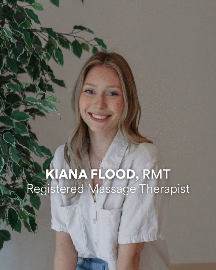 Meet Kiana Flood, a Registered Massage Therapist. While previously achieving her Bachelors of Human Kinetics with Distinction in Movement Science at the University of Windsor, Kiana quickly developed a passion for body mechanics and sports rehabilitation. This was ultimately the catalyst in continuing her education at Canadian College of Health and Science Technology. Kiana is committed to her career and aiding her patients in their health and wellness journey by offering a multitude of modalities and creating individualized treatments. She is eager to continue her education through evidence-based research in order to optimize patient care and long-term goals. During Kiana's spare time, you can find her in the dance studio, where she shares her passion for movement and artistry with her students and the community. Other interests include travel, coffee, family, and her cat Thomas.